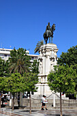 Spain,Andalusia,Seville,Plaza Nueva,Fernando III Monument