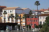 Spanien,Andalusien,Sevilla,Triana,Skyline,Straßenszene