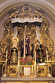 Spain,Andalusia,Seville,Iglesia de San Antonio Abad,church,interior