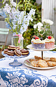 Tea biscuits and cupcakes