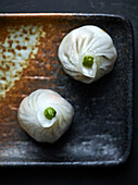 Dim sum with prawn filling