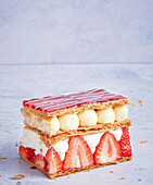 Strawberry cream Mille Feuille