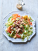 Malaysian beef salad with vegetables