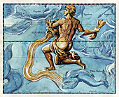 Constellation of Aquarius, illustration