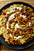 Persian aubergine and yoghurt dip