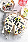 Brombeer-Tarte mit Bayerisch Creme