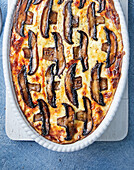 Mushroom and lentil lasagne