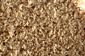 Close-up of bread with puffed amaranth