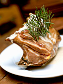 Roast saddle of lamb with rosemary