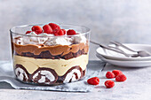 Coffee triffle with Bailey‘s + steps