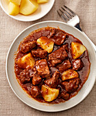 Juice goulash with potatoes