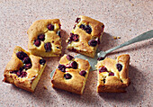 Blackberry blondies