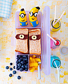 Frühstücksbox für Kinder mit Minions-Thema