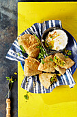 South African potato and pea samosas