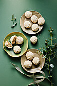 Almond and coconut balls