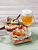  Schnitzel with pretzel rolls, beer garden recipes, hearty breads 