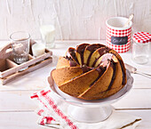 Nut nougat bundt cake