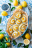 Lemon-Curd-Mohnrollen