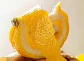 A slice of yuzu fruit