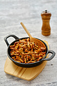 Fried chanterelles