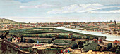 View of Paris, France, 18th century illustration