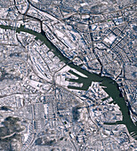 Gothenburg, Sweden, 2023, satellite image