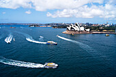 Sydney Harbour from Coathanger Bridge