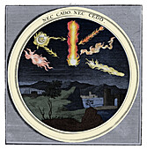 Meteorologia, natural phenomena, 1709, illustration