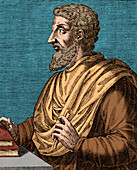 Marcus Terentius Varro, Roman polymath, illustration