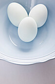 Light Blue Eggs in a Bowl