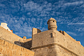 Die Burg Papa Luna in Peñiscola, Castellon, Valencianische Gemeinschaft, Spanien