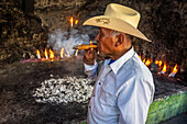 Ritual zur Enthexung einer Person San Juan Huehuetenango Guatemala