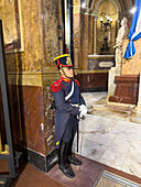 Mausoleum of General Jose de San Martin in the Metropolitan Cathedral, Buenos Aires, Argentina.