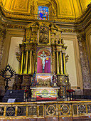 Christus von Buenos Aires Statue im Querschiff der Metropolitan-Kathedrale, Buenos Aires, Argentinien. Geschnitzt von dem portugiesischen Bildhauer Manuel de Coyto im Jahr 1671.