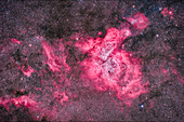 Dies ist der Vorzeigenebel des südlichen Himmels, der Carina-Nebel, auch bekannt als Eta Carinae-Nebel.