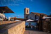 Die Burg Papa Luna in Peñiscola, Castellon, Valencianische Gemeinschaft, Spanien