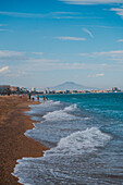 Strand von Peñiscola, Castellon, Valencianische Gemeinschaft, Spanien