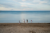 Strand von Peñiscola, Castellon, Valencianische Gemeinschaft, Spanien