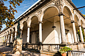 Renaissance Summer Palace, Letohradek, built 1564, in autumn, Royal Gardens, Prague Castle, Hradcany, UNESCO World Heritage Site, Prague, Czechia, Europe