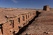 Berber granary, Agadir Tashelhit, in the form of a fortress, Anti-Atlas mountains, Morocco, North Africa, Africa