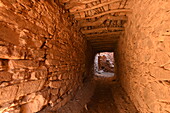 Getreidespeicher der Berber, Agadir Tashelhit, in Form einer Festung, Anti-Atlas-Gebirge, Marokko, Nordafrika, Afrika