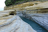 Famous Channel of Love (Canal D'Amour) in Sidari, Corfu, Greek Islands, Greece, Europe