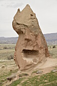 Troglodyte dwelling place, Uchisar, Cappadocia, Anatolia, Turkey, Asia Minor, Asia