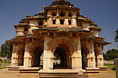 Lotus Mahal, Hampi, UNESCO-Welterbestätte, Karnataka, Indien, Asien