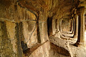 Panchapandava Cave Temple, UNESCO World Heritage Site, Mahabalipuram, Tamil Nadu, India, Asia