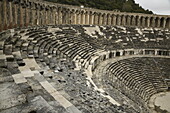 Antike Stadt Hierapolis, Pamukkale, UNESCO-Welterbestätte, Anatolien, Türkei, Kleinasien, Asien