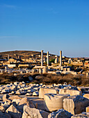 Archäologische Stätte von Delos, UNESCO-Weltkulturerbe, Insel Delos, Kykladen, Griechische Inseln, Griechenland, Europa