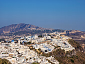 Stadtbild von Fira, Insel Santorin (Thira), Kykladen, Griechische Inseln, Griechenland, Europa