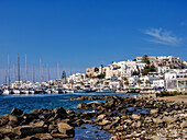 Chora Waterfront, Naxos-Stadt, Insel Naxos, Kykladen, Griechische Inseln, Griechenland, Europa