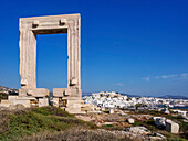 Apollo-Tempel, Chora, Naxos-Stadt, Insel Naxos, Kykladen, Griechische Inseln, Griechenland, Europa